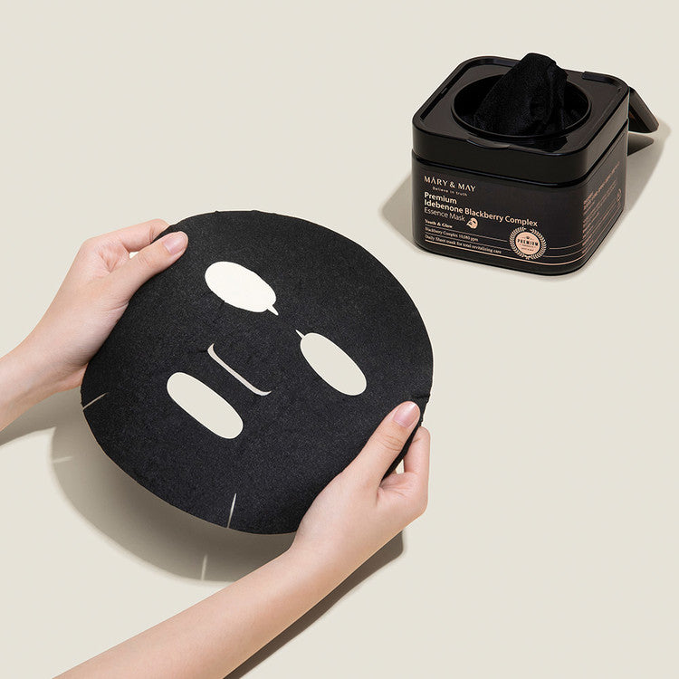 mary & may PREMIUM IDEBENONE BLACKBERRY COMPLEX ESSENCE MASK